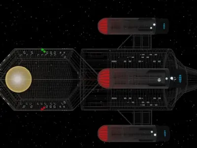 Gianello-Class Police Frigate 3D model