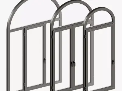 Arched window 3D model