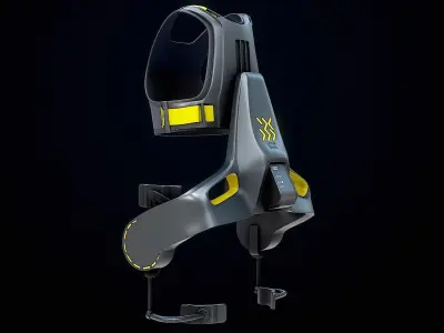 Exoskeleton German Bionic Apogee PBR Low-poly 3D model