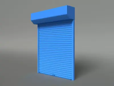 shutter roller door 3D model