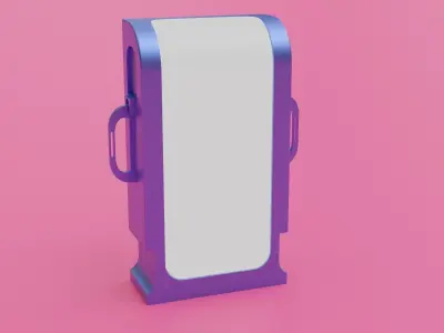 Vending machine sci-fi 3D model