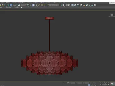ASOLA chandelier Low-poly 3D model