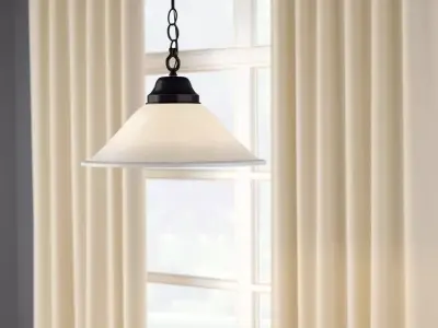 Coro Whitbeck Light Single Bell Pendant - 2 Colour Free 3D model