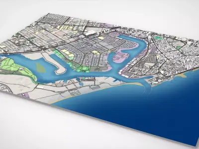 Ajman Free Zone UAE 3D model