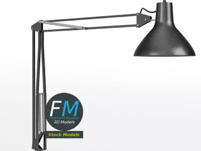 Desk lamp 1 3D model