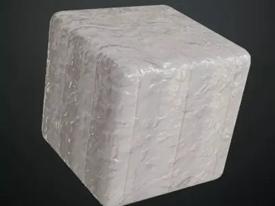 Industrial Rectangular HVAC Duct Metal PBR Seamless Texture