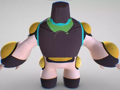 Omni Enhanced Cannonbolt - Ben 10 Alien Experience Low-poly 3D model