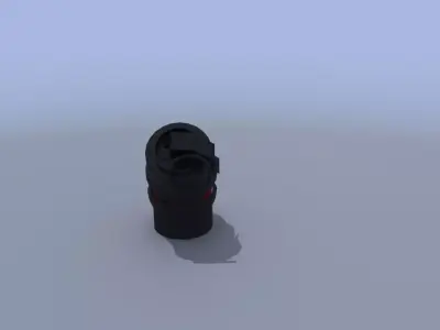 TagBomb Grenade Scifi Low-poly 3D model