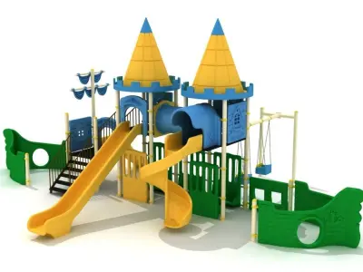 Metal Playground 001 Ship Concept 3D model