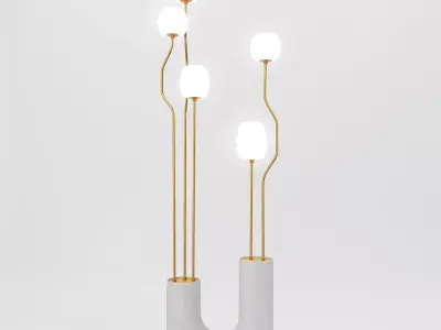 Floor Lamp 3D model 8