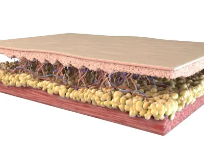  Skin Cross Section Healthy 