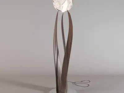 wood lamp 3D model buy