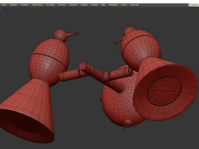 Arte Lamp Picchio Low-poly 3D model