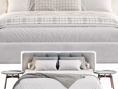 Warp bed by Lema 3D model