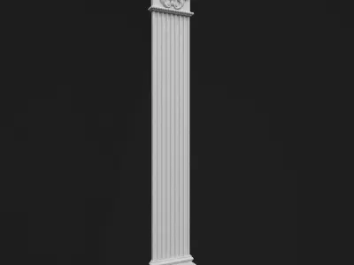 Collection Column Decorative 2 3D Model Pack