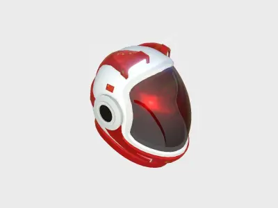 Astronaut Helmet B09 China - Character Design Fashion Low-poly 3D model