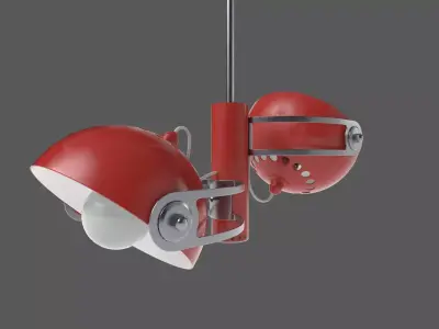 retro ceiling hanging lamp 3D model