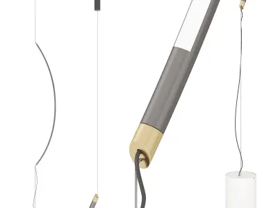 Bow 137 floor lamp 3D model