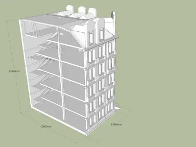 House-12 tower of london 3D model