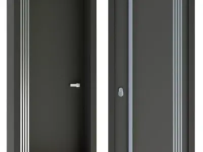Door 3 modern interior doors 3D model