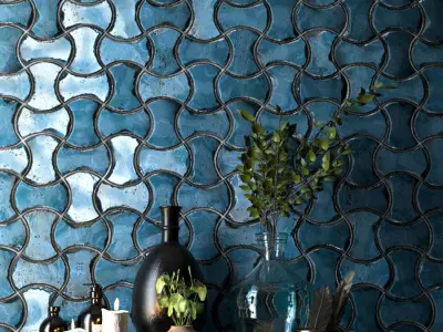 6 Teal Tile PBR Material Vol2-Sbsar Texture