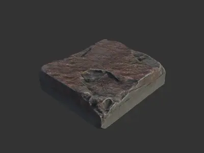 Stone Blocks Low-poly 3D model