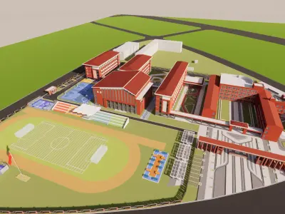 University School-B4 3D model