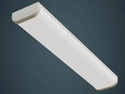 Fluorescent Bulb 2A Low-poly 3D model