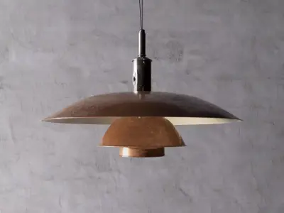 Poul Henningsen Copper Pendant 3D model