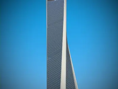 Skyscraper in shanghai 3D model