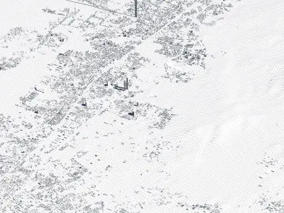 Thane India City Landscape 3D Model 3D model