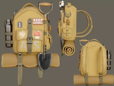 Backpack 3D model