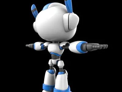 Cartoon Robot 3D model purchase