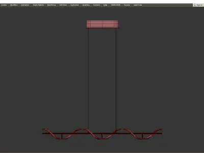 RNA Rings chrome Low-poly 3D model