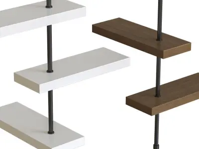 Domino Expo Column Bookcase 3D model