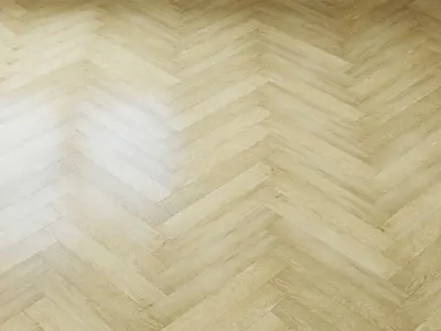 Alpine Floor Ultra ECO5-23 quartz-vinyl tile cream oak 3D model