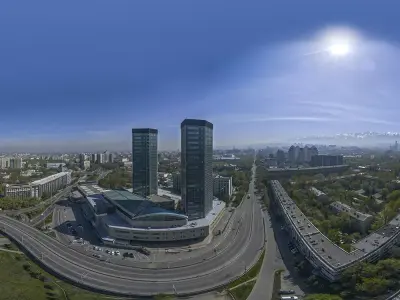 HDR - Towers in The City 3D model