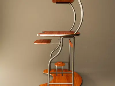 PC Desktop Computer Table Free 3D model