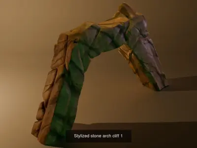 Stylized cliffs triple pack--NONE-AI