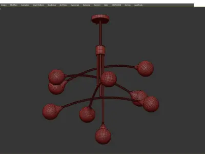 Marble Plafonds Low-poly 3D model