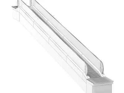 Moving Walkway 3D Model 3D model