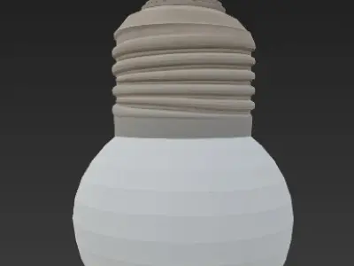 Crystal Sphere LED Bulb 3D model