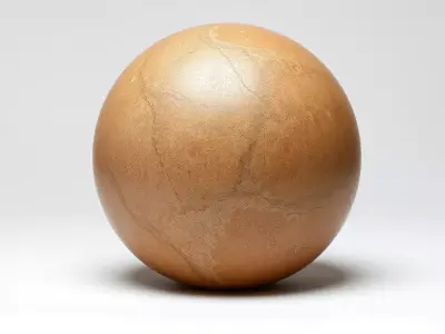 HQ PBR Textures Set Brown Marble Polished Texture