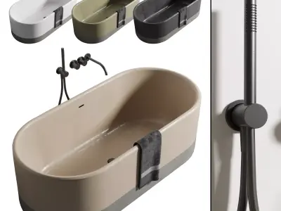 BATHS NOORTH MILLDUE EDITION ROMA Low-poly 3D model