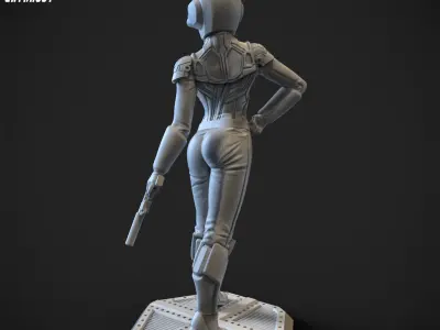 Overweight Gear Pilot 100mm and 32mm 3D print model
