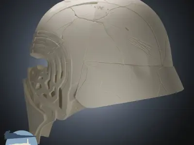 Star Wars Kylo Ren Reforged Version 3D Helmet  Files 3D print model