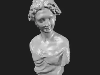 Eternal Serenity Statue Model 3D model