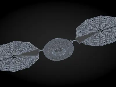 Momentus Fervoride space tug 3D model