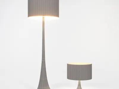 Se London Young Tree Lamp collection 3D model