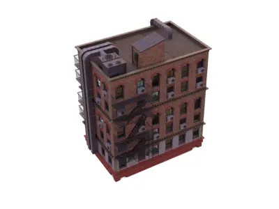 Brooklyn Inspired Building 3D model